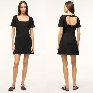 NWT Staud Stern Open Back Dress LBD